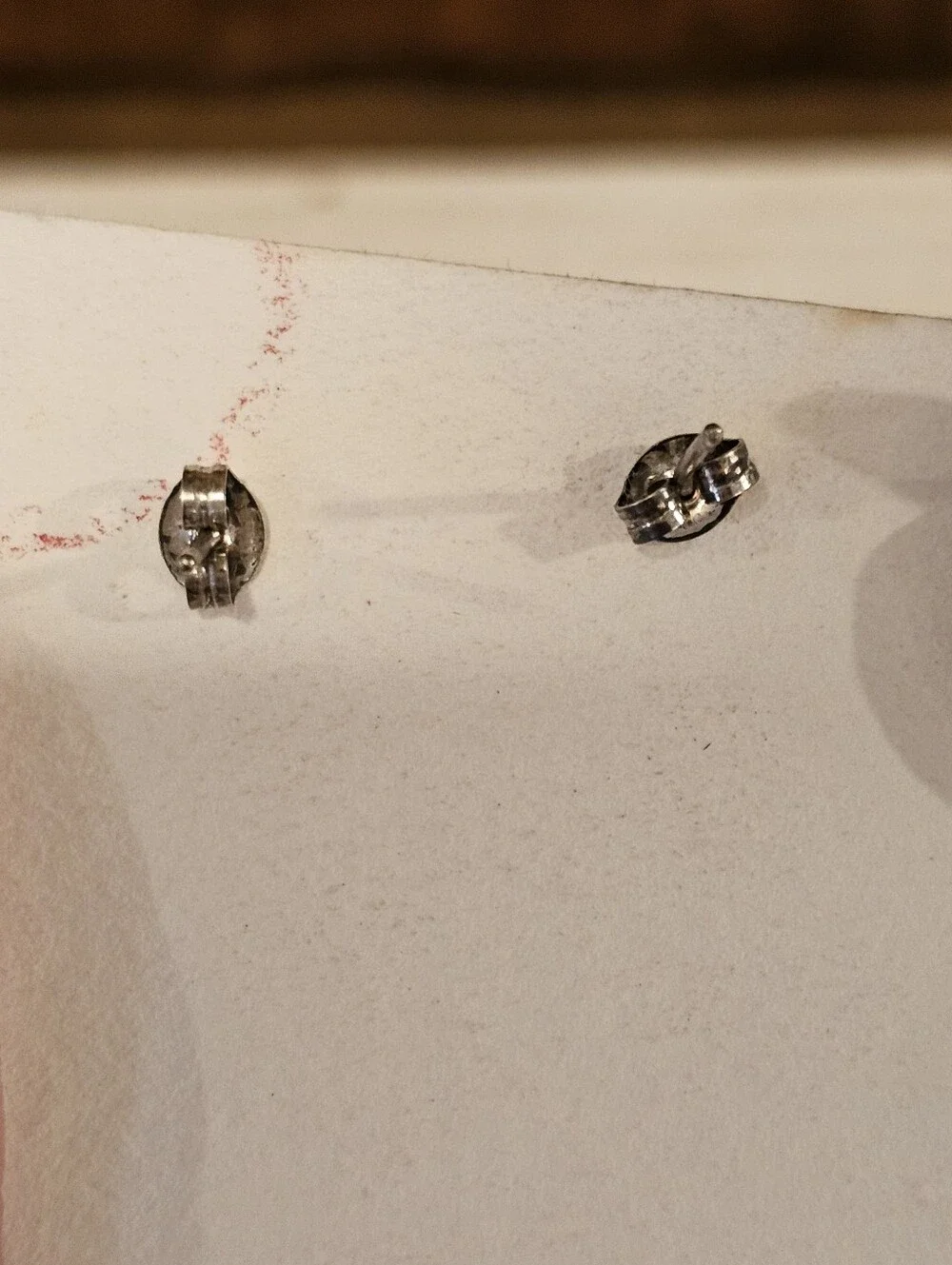 🐕 Renée Frances Sterling Silver "Brass Knunkles" Chain Drop Earrings 🐕 - Picture 3 of 4